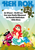 24 juni: KEK ROX Live @ Stille Disco en live op Radio Rijnmond