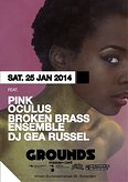 Pink Oculus, Broken Brass Ensemble & DJ Gea Russell