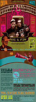 Ukulele Jamboree op 4 December in SPAM starring Gus & Fin!