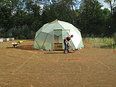 1e fase grasstrook dome tennisbaan
